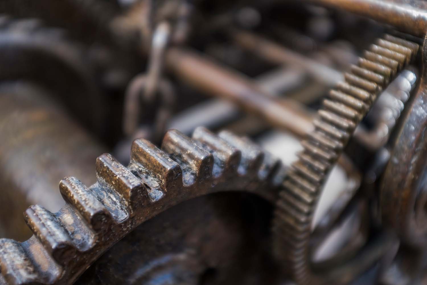 Cooling Tower Experts aftermarket parts gears of a cooling tower up close